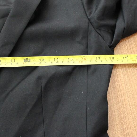 J. Crew Women's Black 100% Wool Super 120s Blazer Jacket Size 4 - Picture 6 of 7